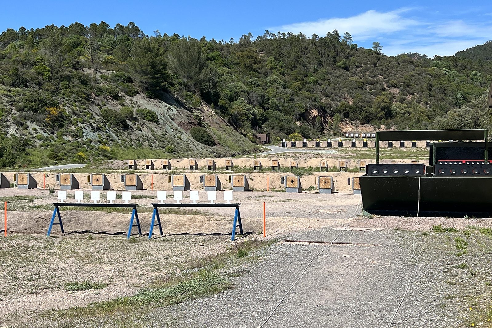 Pas de tir armes d'épaule
